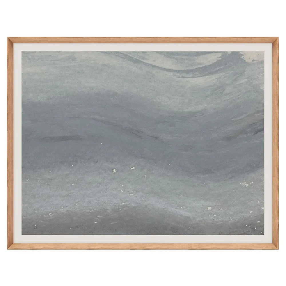 Marco Abstract Landscape II Framed Painting - Brown, Wood