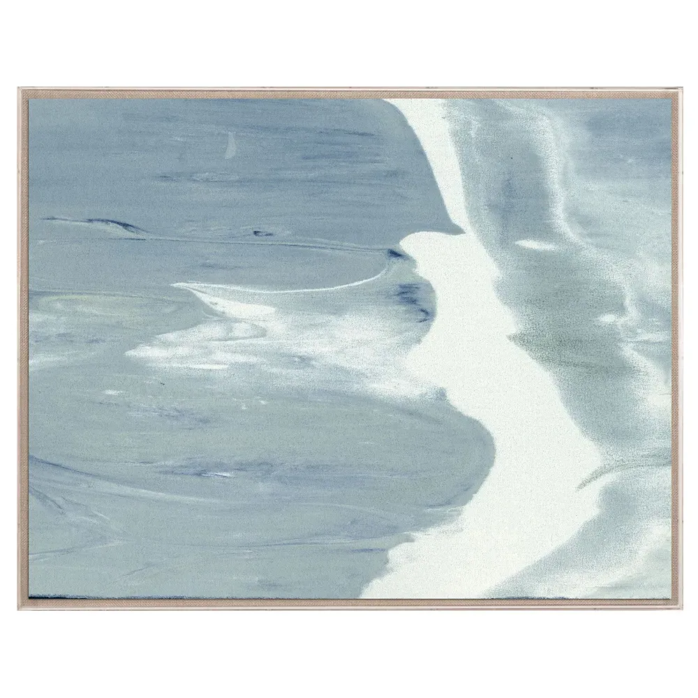 Marco Abstract Landscape Large Framed Painting - Clear, Acrylic