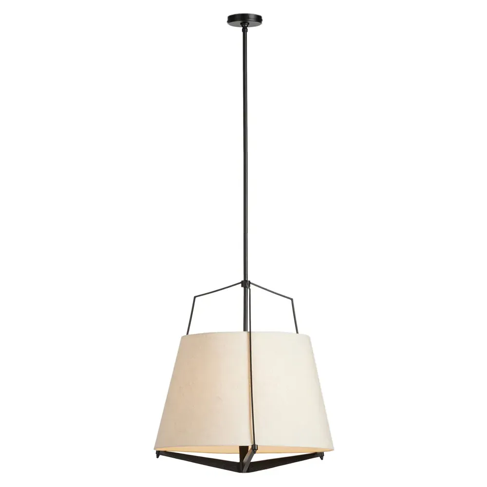 Marco Shaded Single Pendant Light - Matte Black