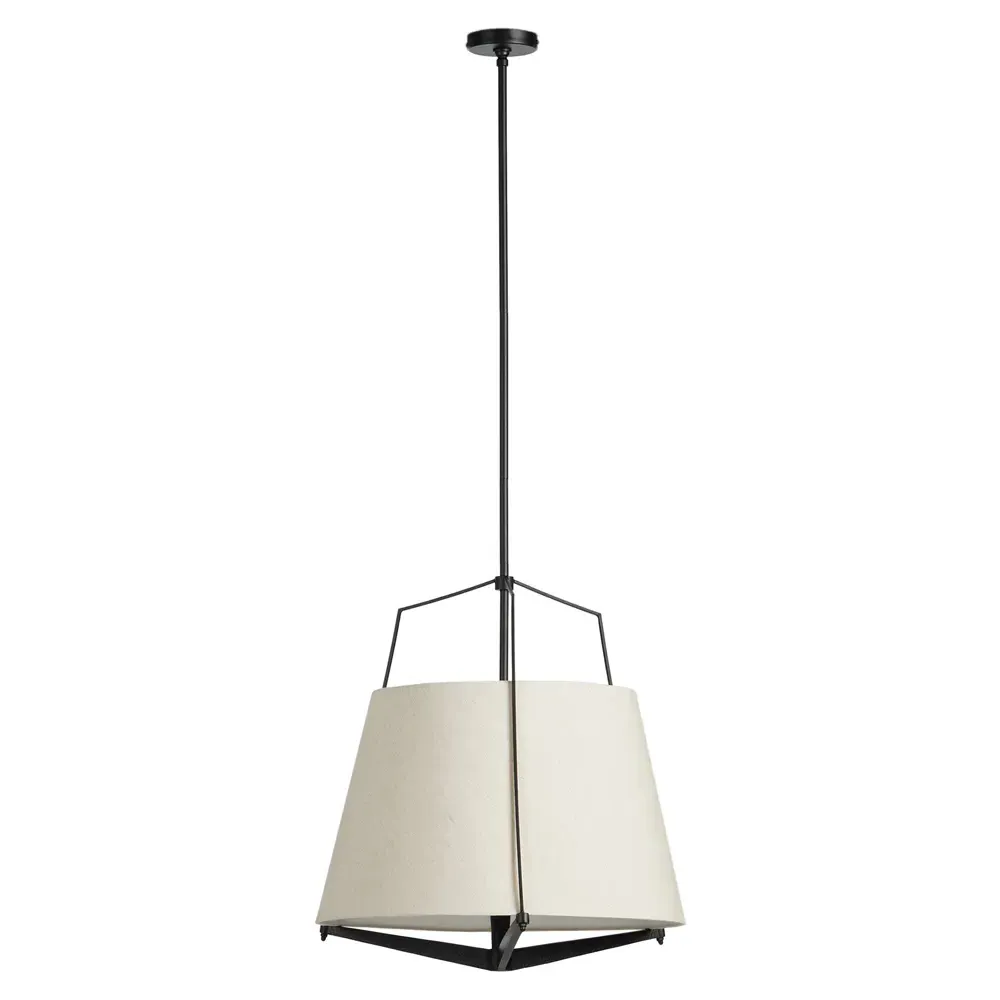 Marco Shaded Single Pendant Light - Matte Black