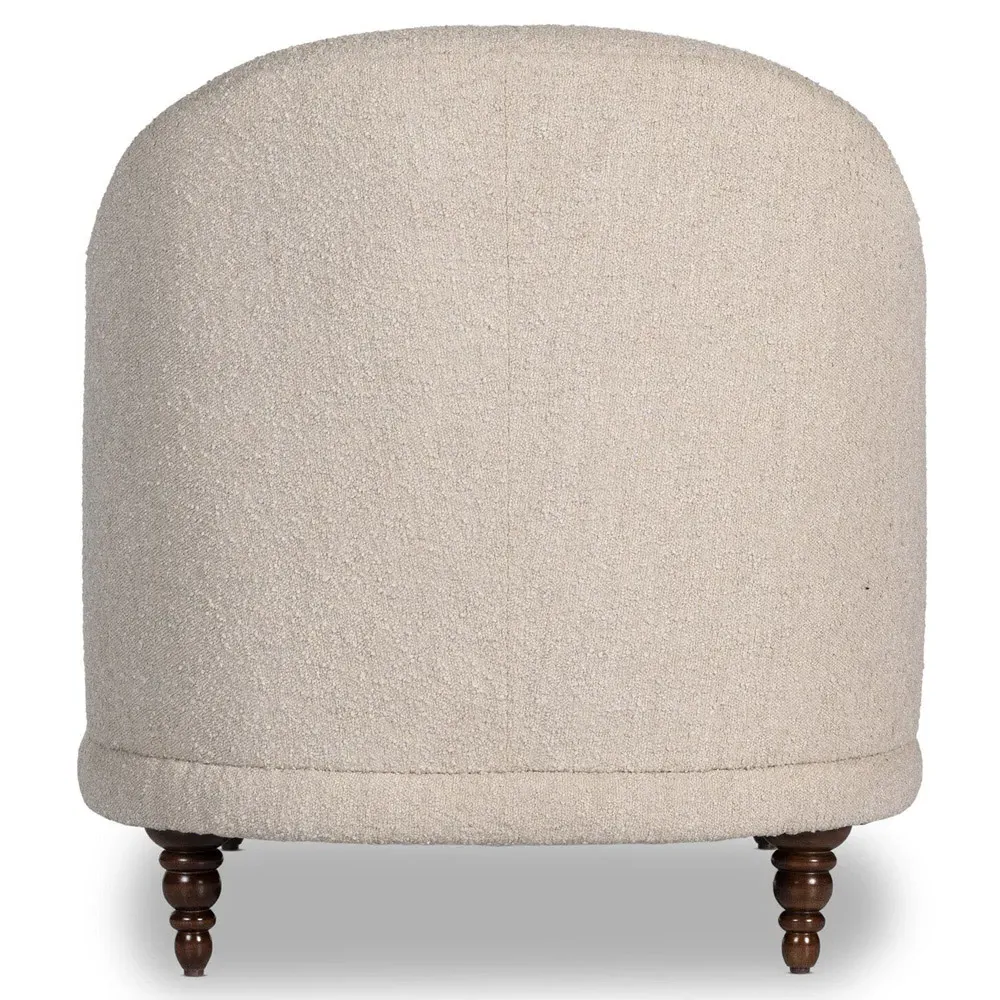 Margaret Chaise Lounge - Beige, Wood