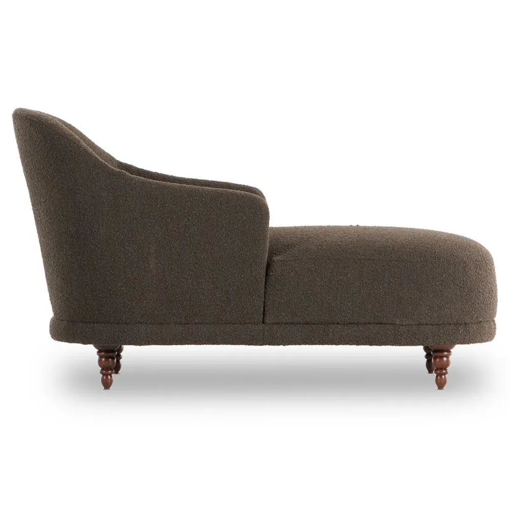 Margaret Chaise Lounge - Dark Brown, Wood