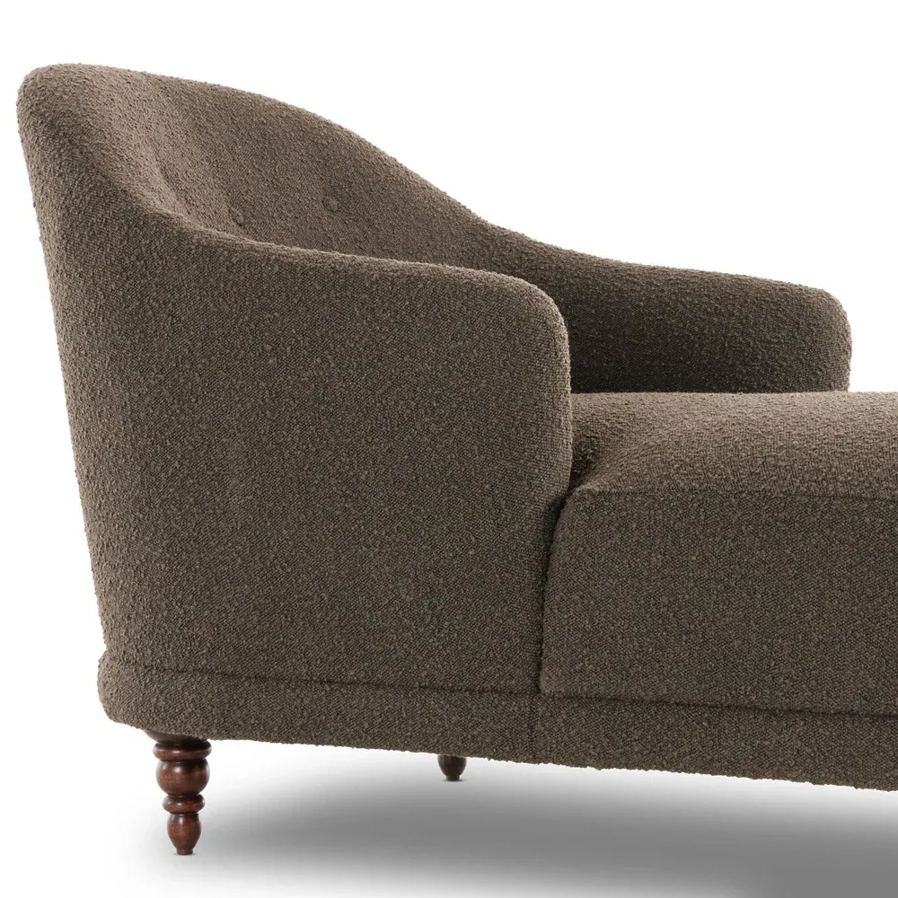Margaret Chaise Lounge - Dark Brown, Wood