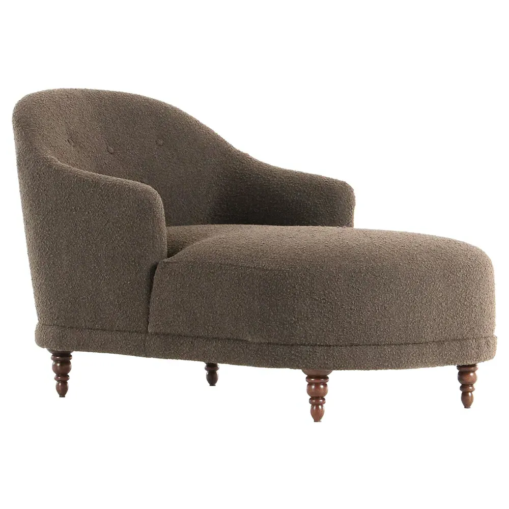 Margaret Chaise Lounge - Dark Brown, Wood