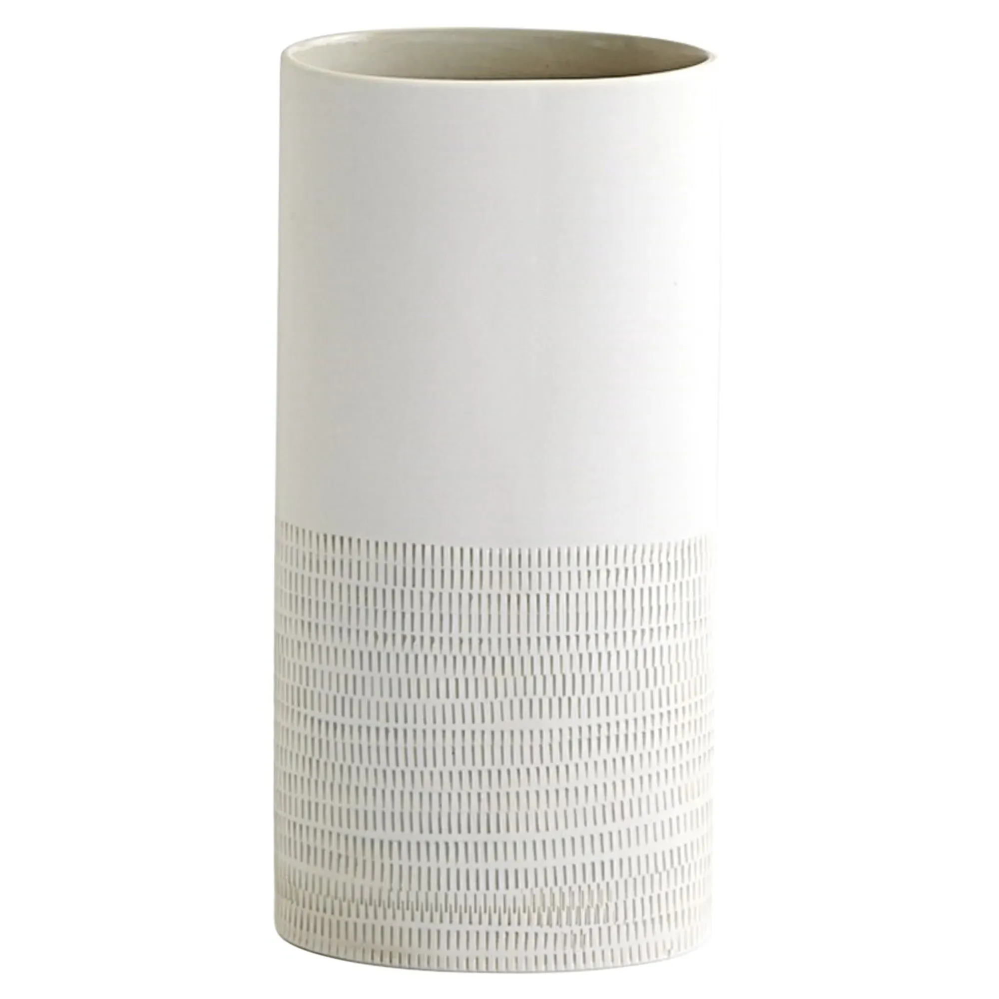 Margaret Small Decorative Table Vase - Grey, Ceramic image