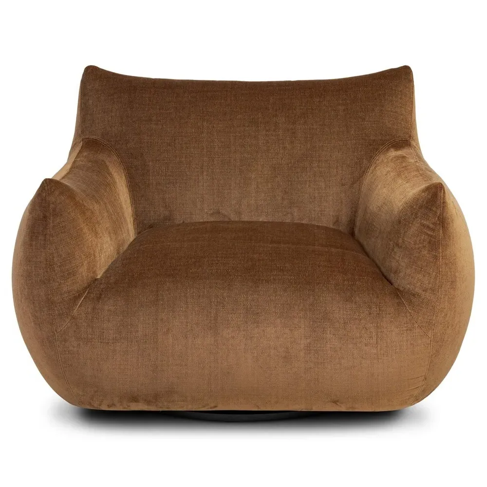 Margot Altair Swivel Chair - Sienna, Velvet