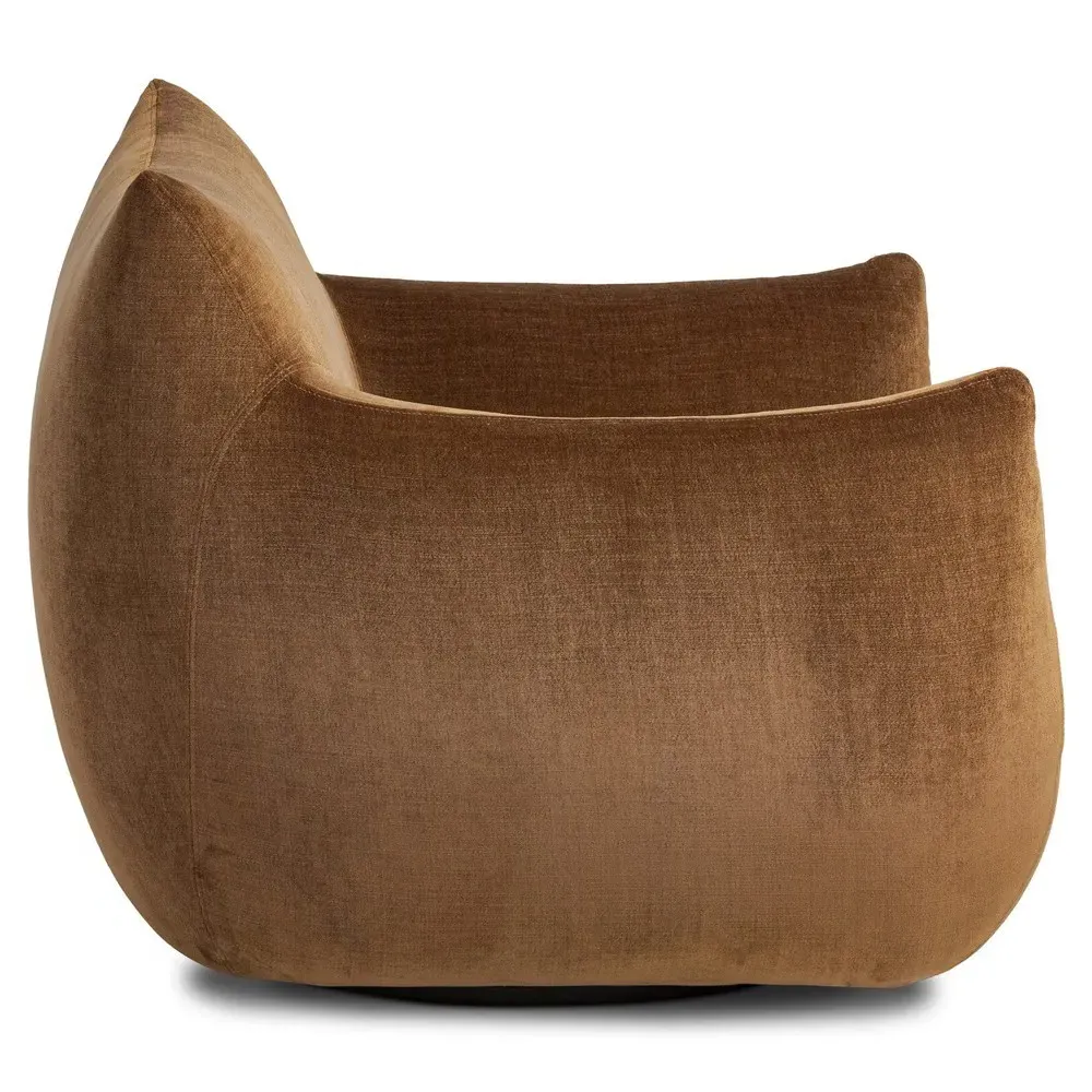 Margot Altair Swivel Chair - Sienna, Velvet