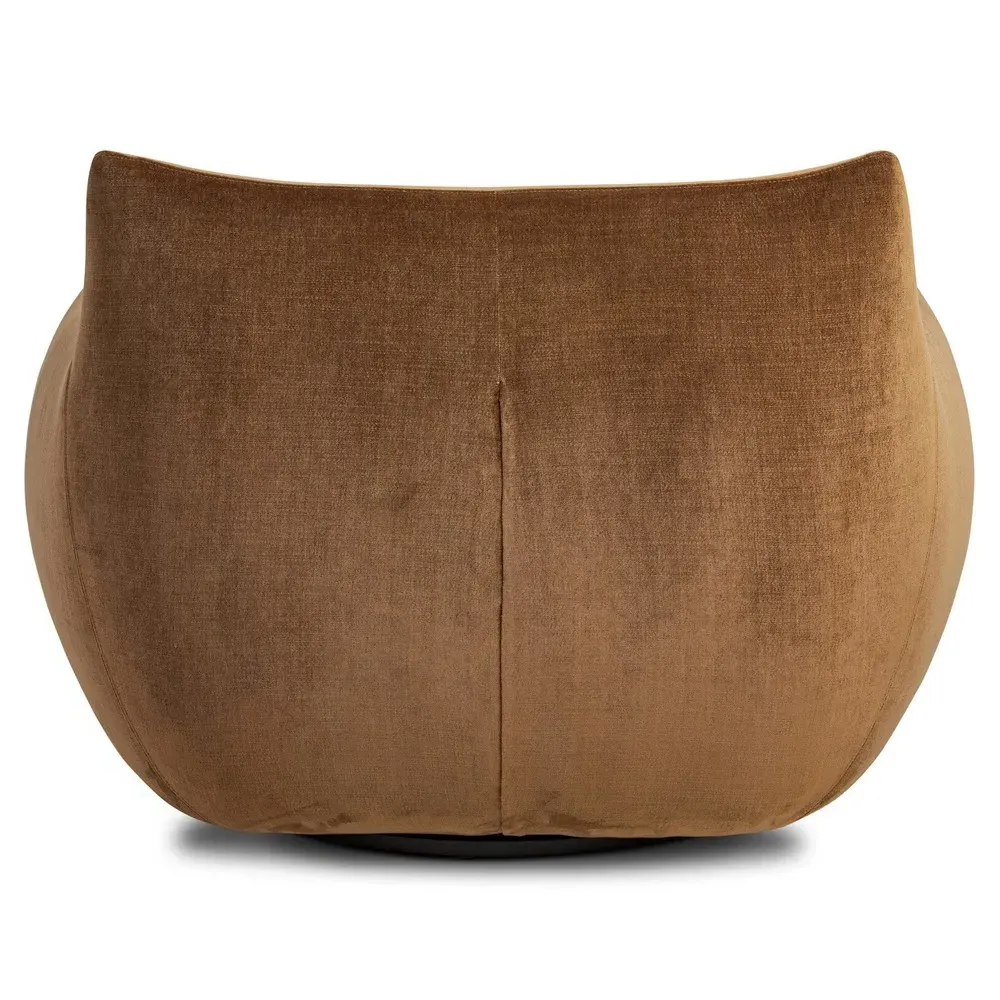 Margot Altair Swivel Chair - Sienna, Velvet