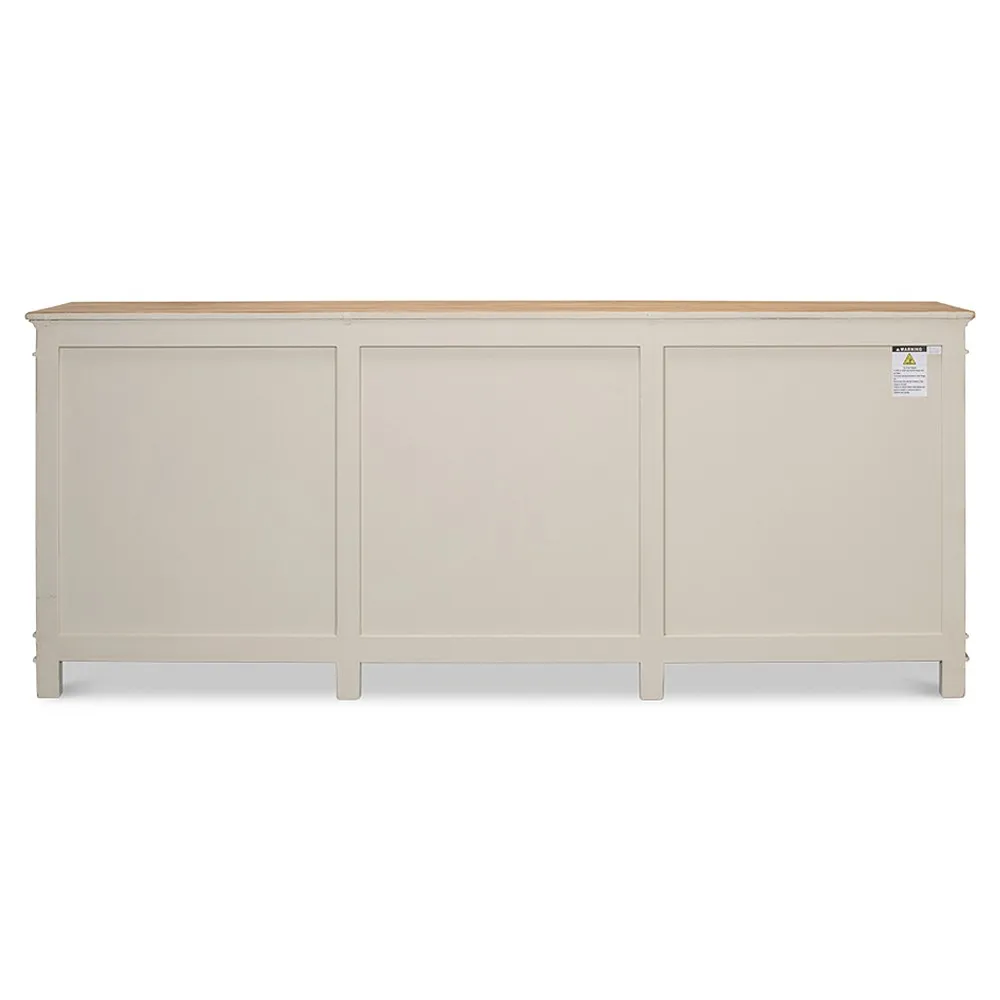 Margot French Country Wood Sideboard - Antique Grey