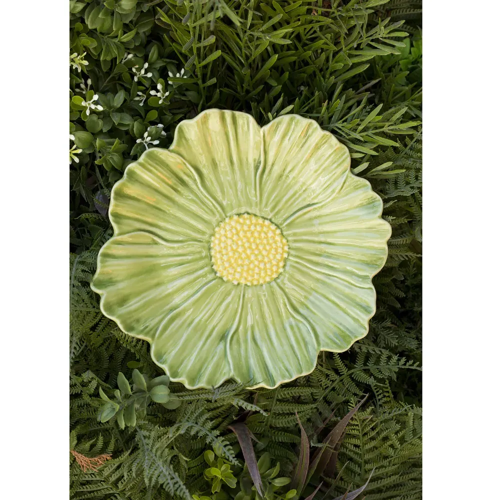 Maria Flor Fruit Plates Set of 4 - Green, Stoneware