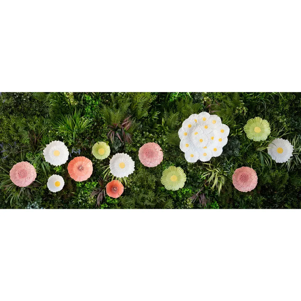 Maria Flor Fruit Plates Set of 4 - Green, Stoneware