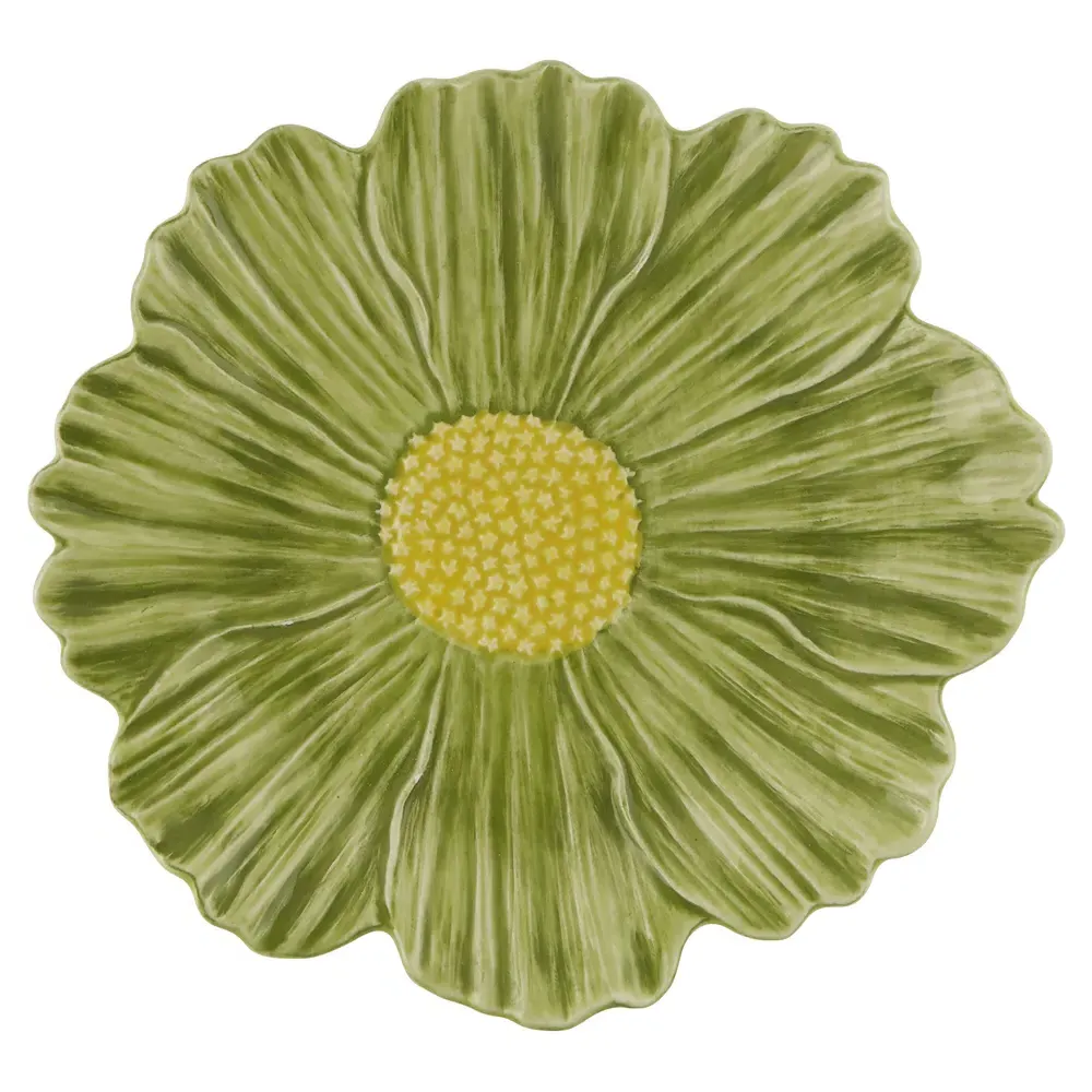 Maria Flor Fruit Plates Set of 4 - Green, Stoneware image