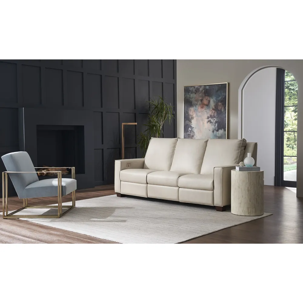 Marianne Round Side Table - Beige, Natural Bone