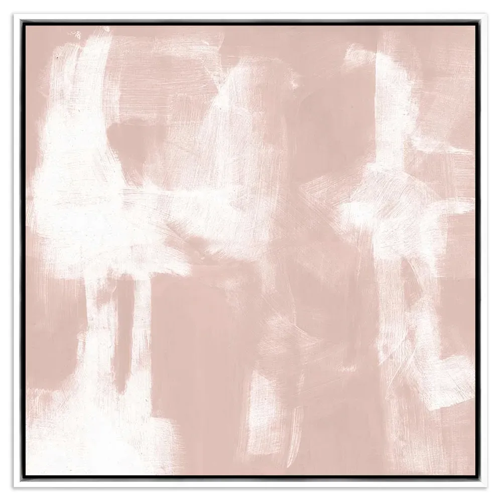 Marias Sky 40x40 Wall Art - White Frame, Maplewood