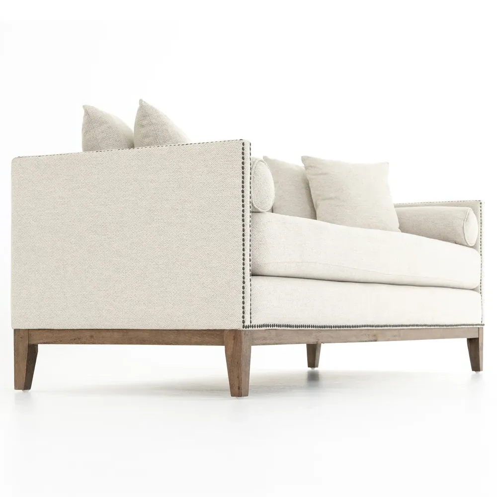 Marida French Country Upholstered Daybed - Off White