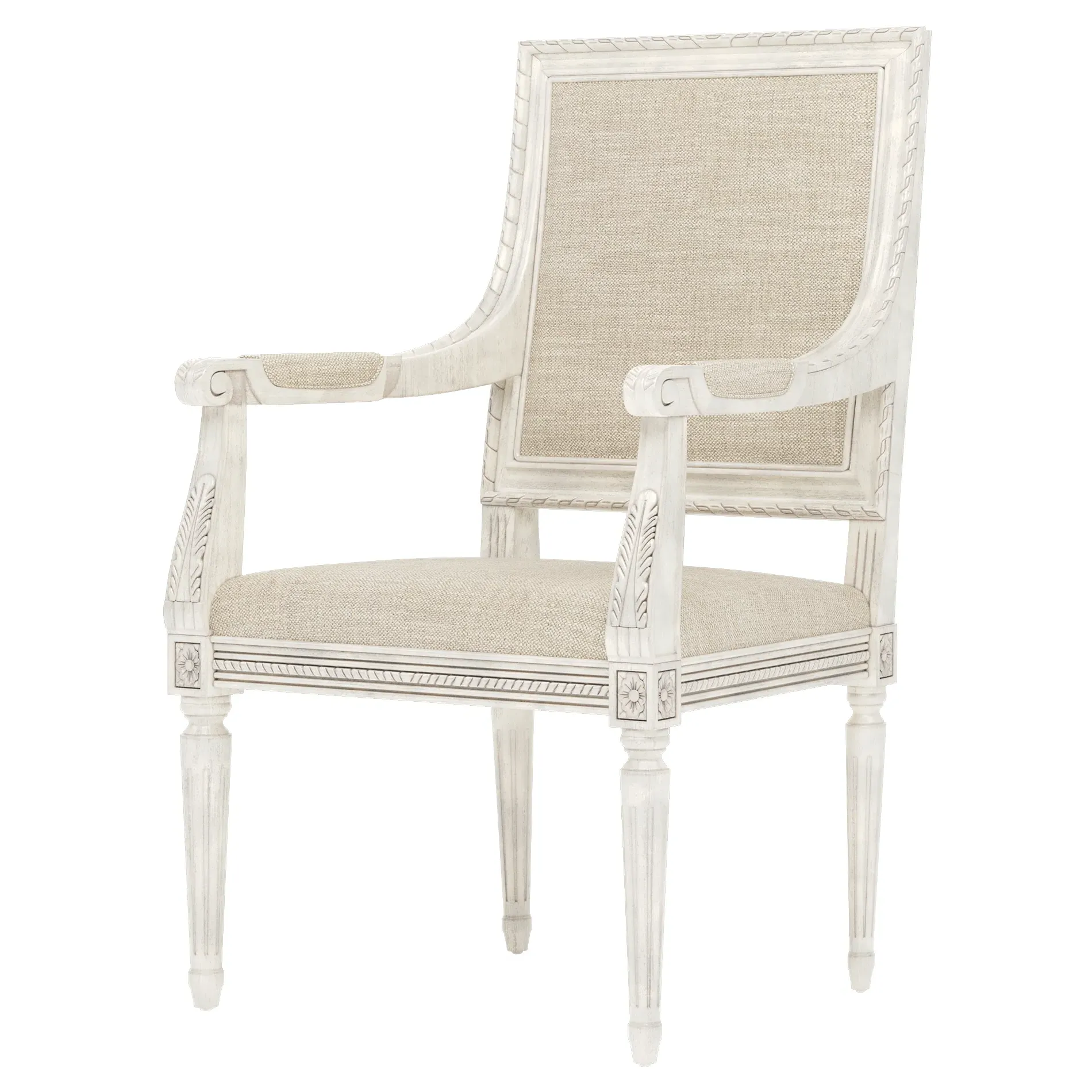 Marielle Dining Arm Chair - Pebble Shore, Hardwood