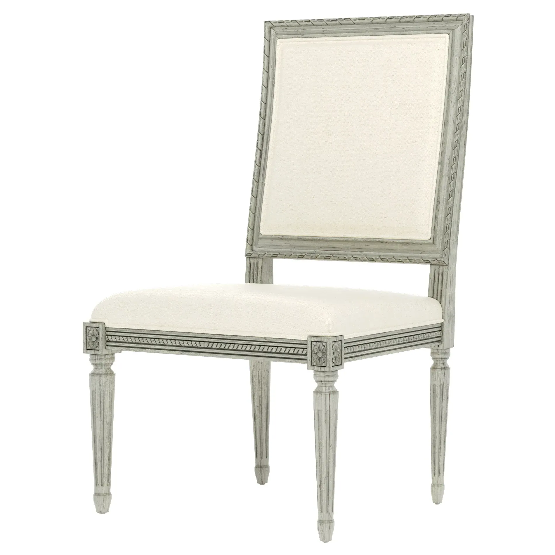 Marielle Dining Side Chair - Heathered Ivory, Hardwood image