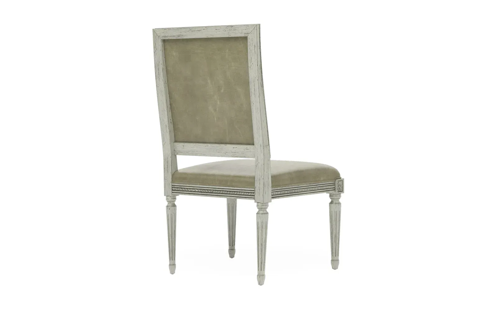 Marielle Dining Side Chair - Juniper Leather, Hardwood