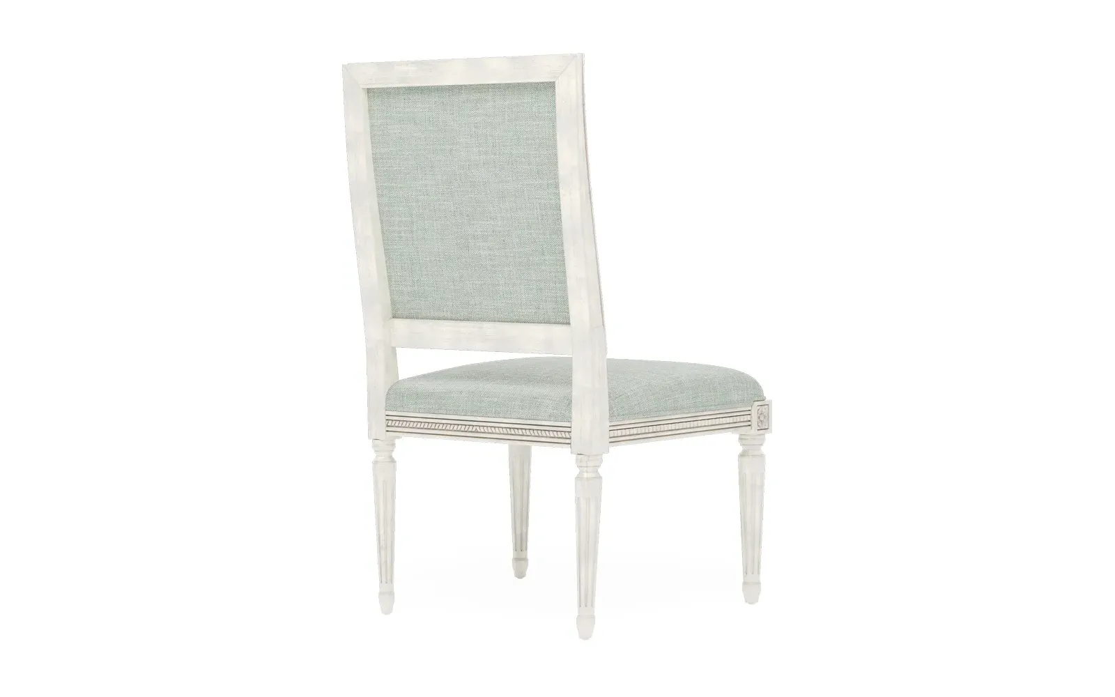 Marielle Textured Weave Dining Side Chair - Spring Blue, Hardwood