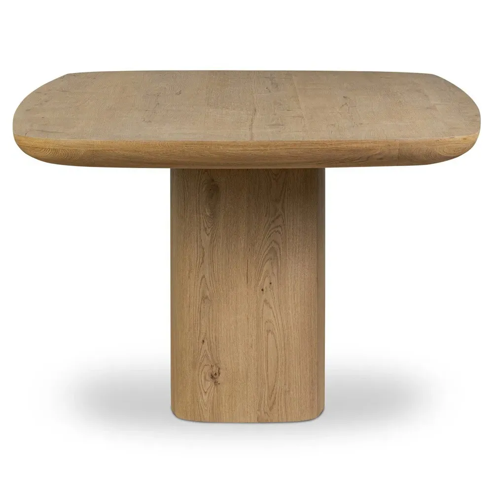 Marilyn Oval Dining Table - Brown, Oak