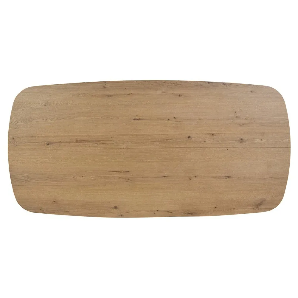 Marilyn Oval Dining Table - Brown, Oak