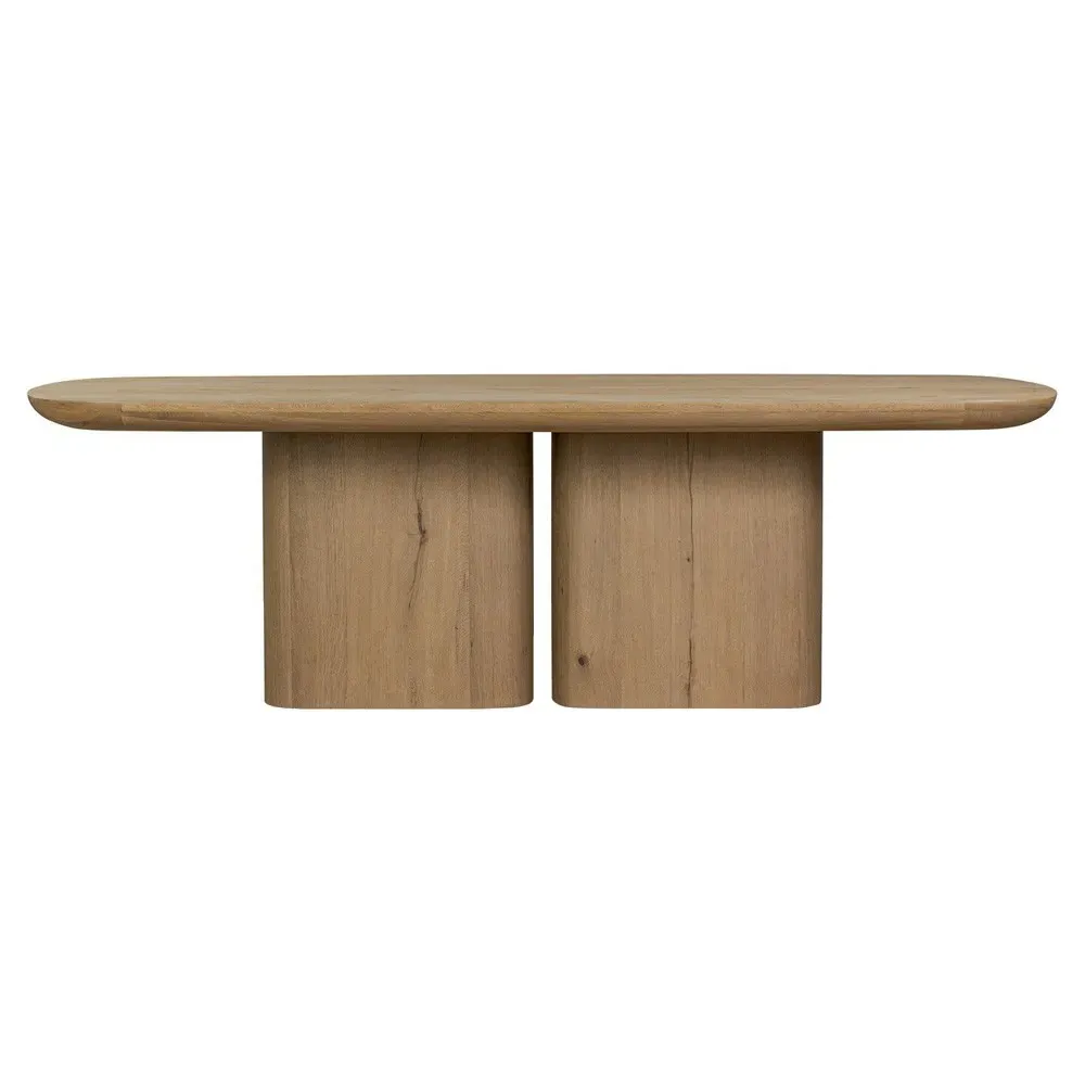 Marilyn Oval Dining Table - Brown, Oak