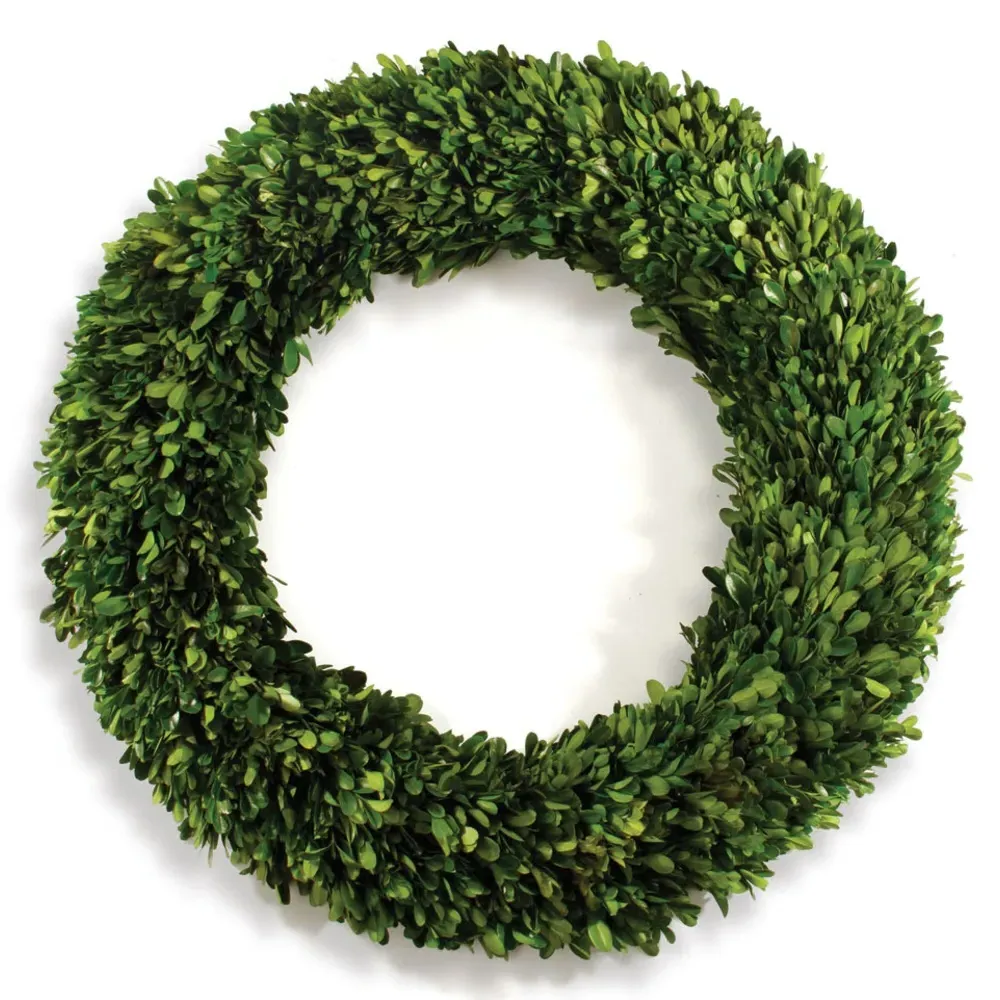 Marin 24" Boxwood Wreath - Green