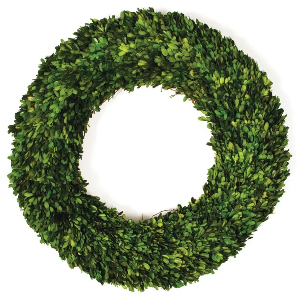 Marin 30" Boxwood Wreath - Green