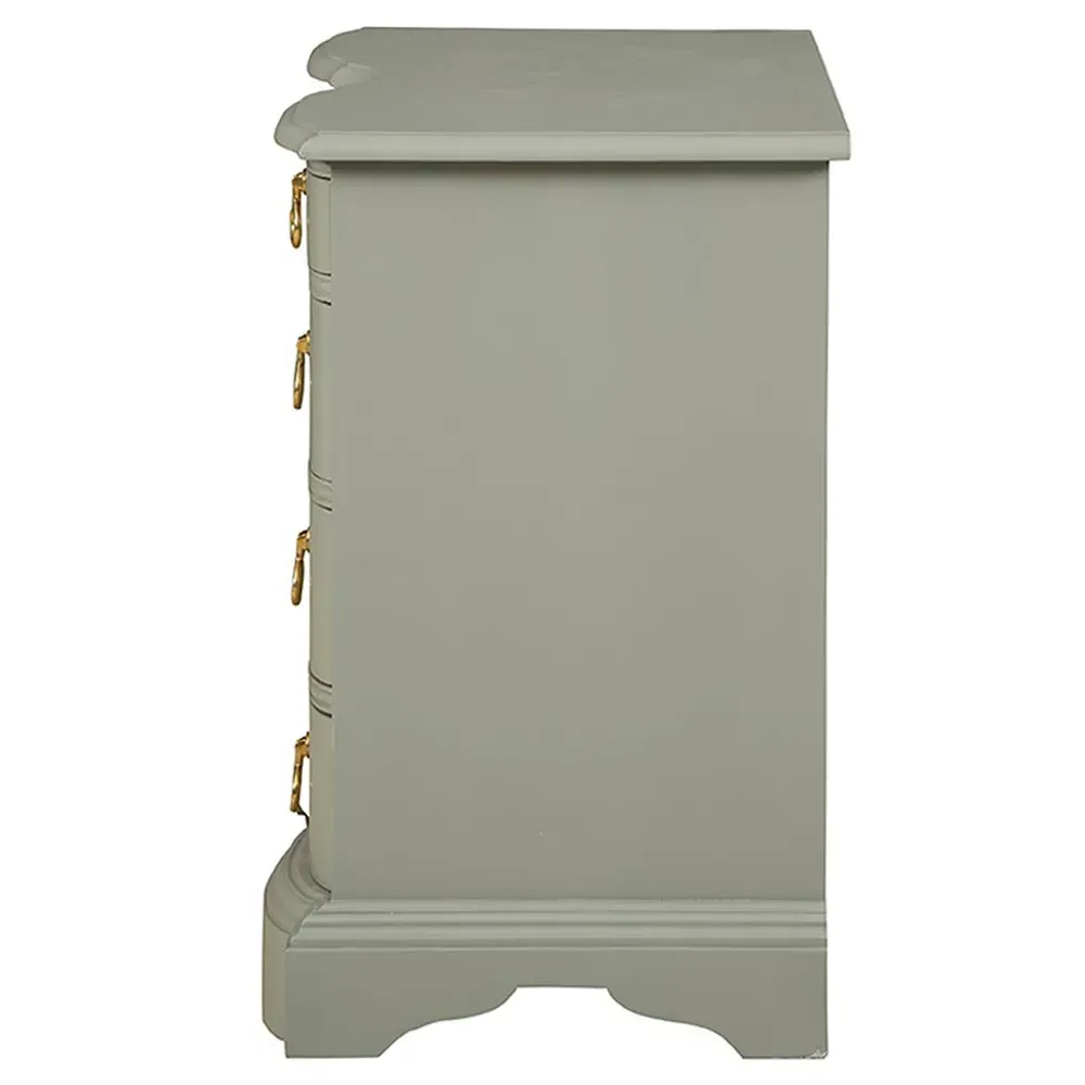 Marin Bachelor Chest - Grey, Mahogany