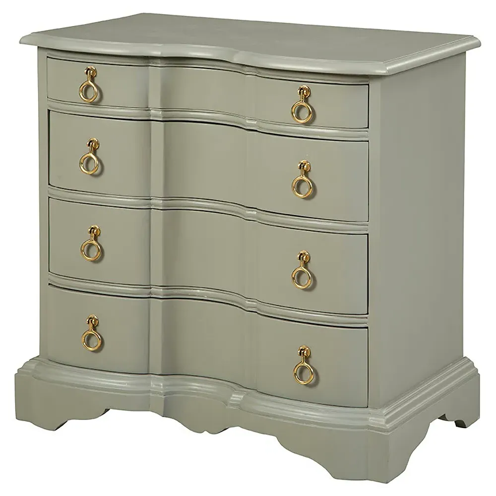 Marin Bachelor Chest - Grey, Mahogany