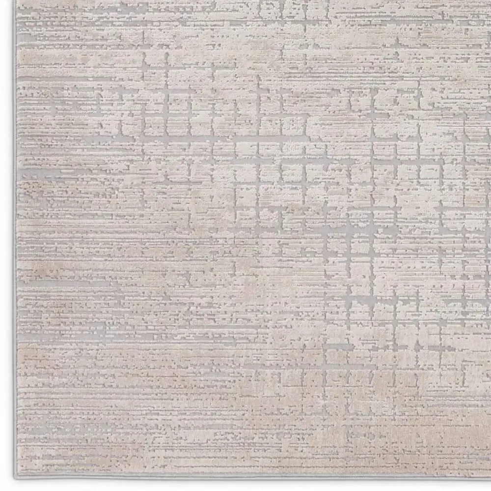 Marinett Abstract Patterned Rug - Beige