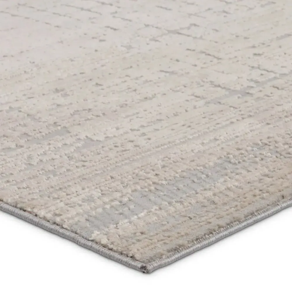 Marinett Abstract Patterned Rug - Beige