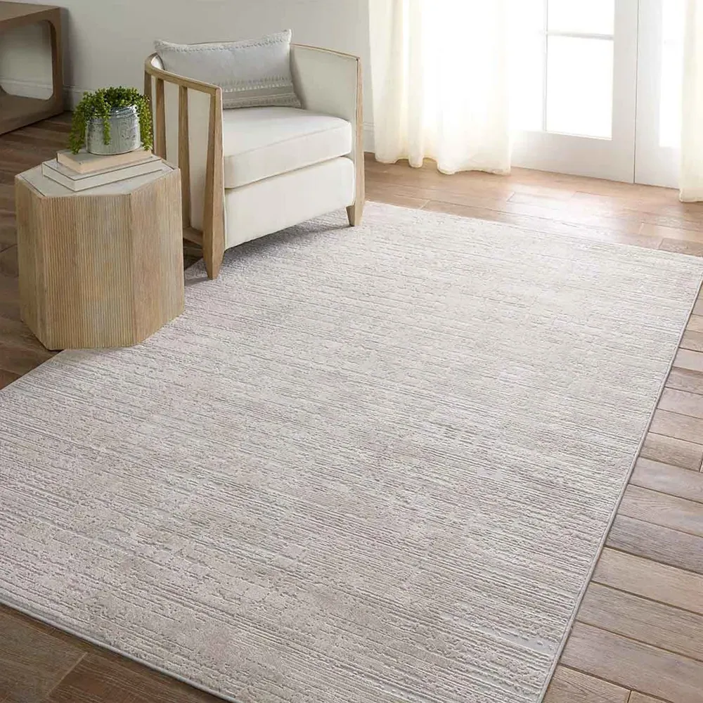 Marinett Abstract Patterned Rug - Beige