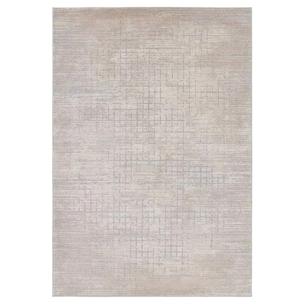 Marinett Abstract Patterned Rug - Beige