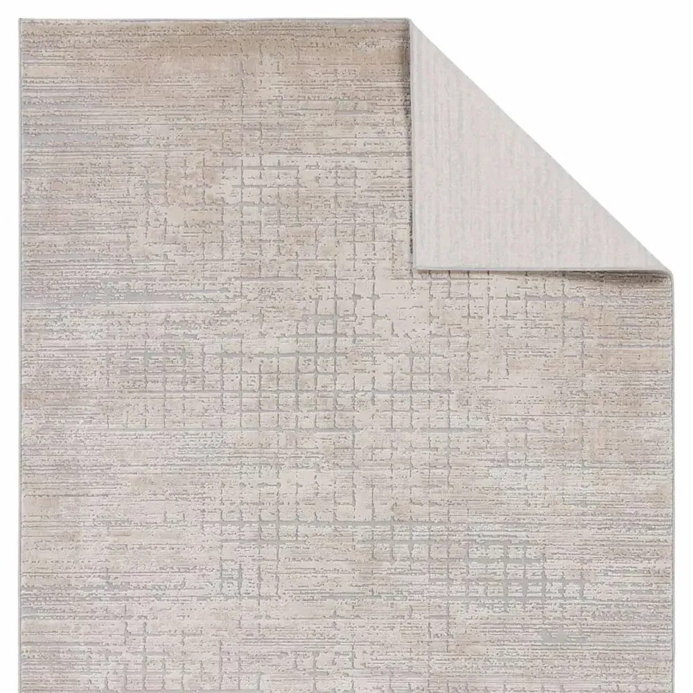 Marinett Abstract Patterned Rug Sample - Beige