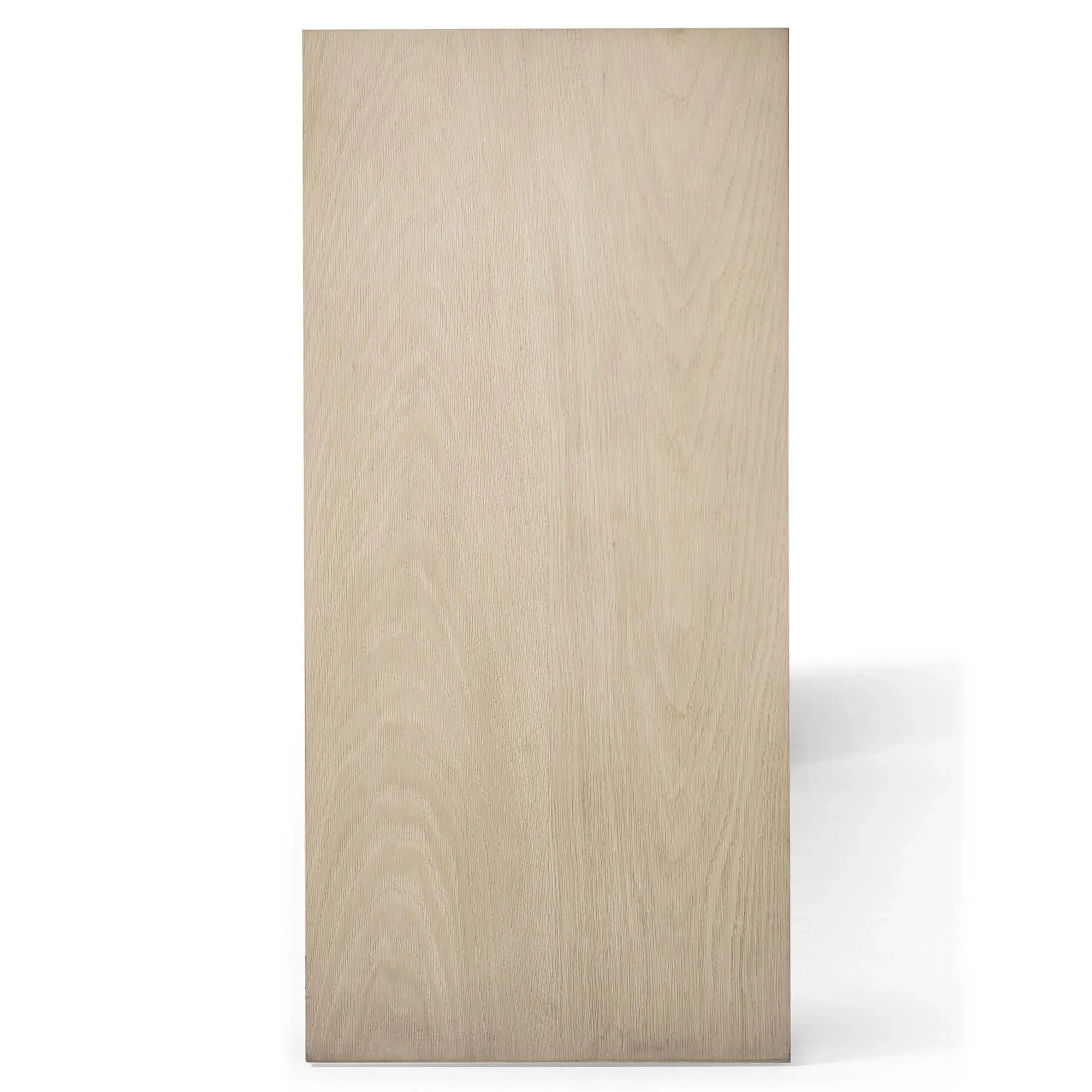 Maris Coral Patterned Console Table - White, Oak