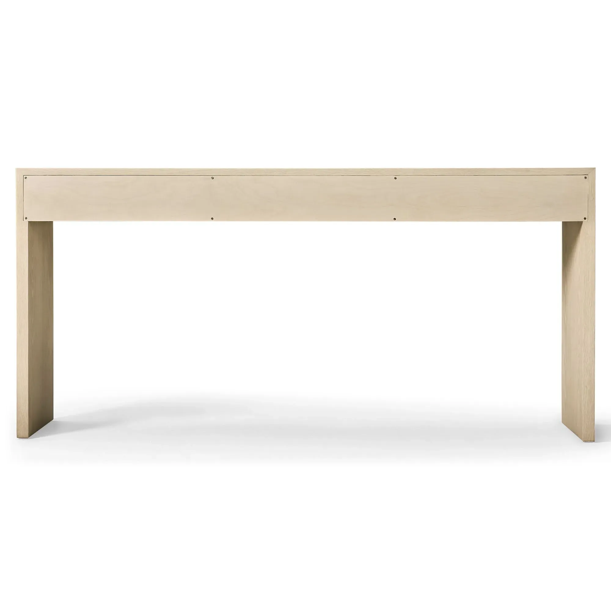 Maris Coral Patterned Console Table - White, Oak