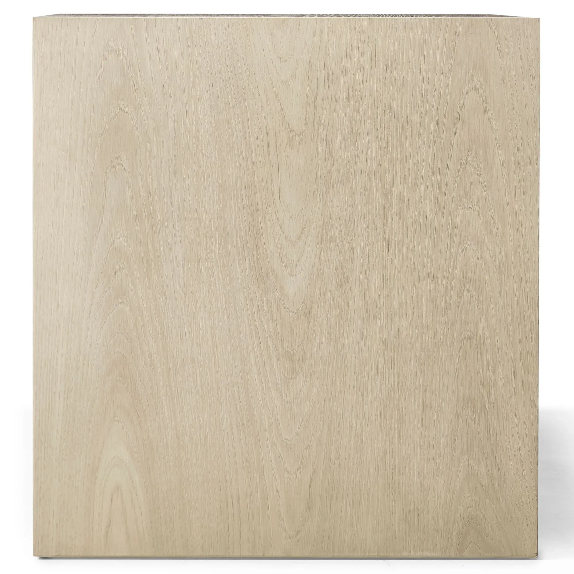 Maris Coral Patterned End Table - White, Oak