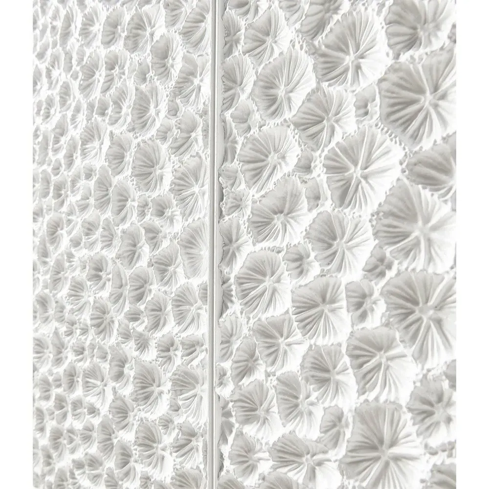 Maris Coral Patterned Sideboard - White, Oak