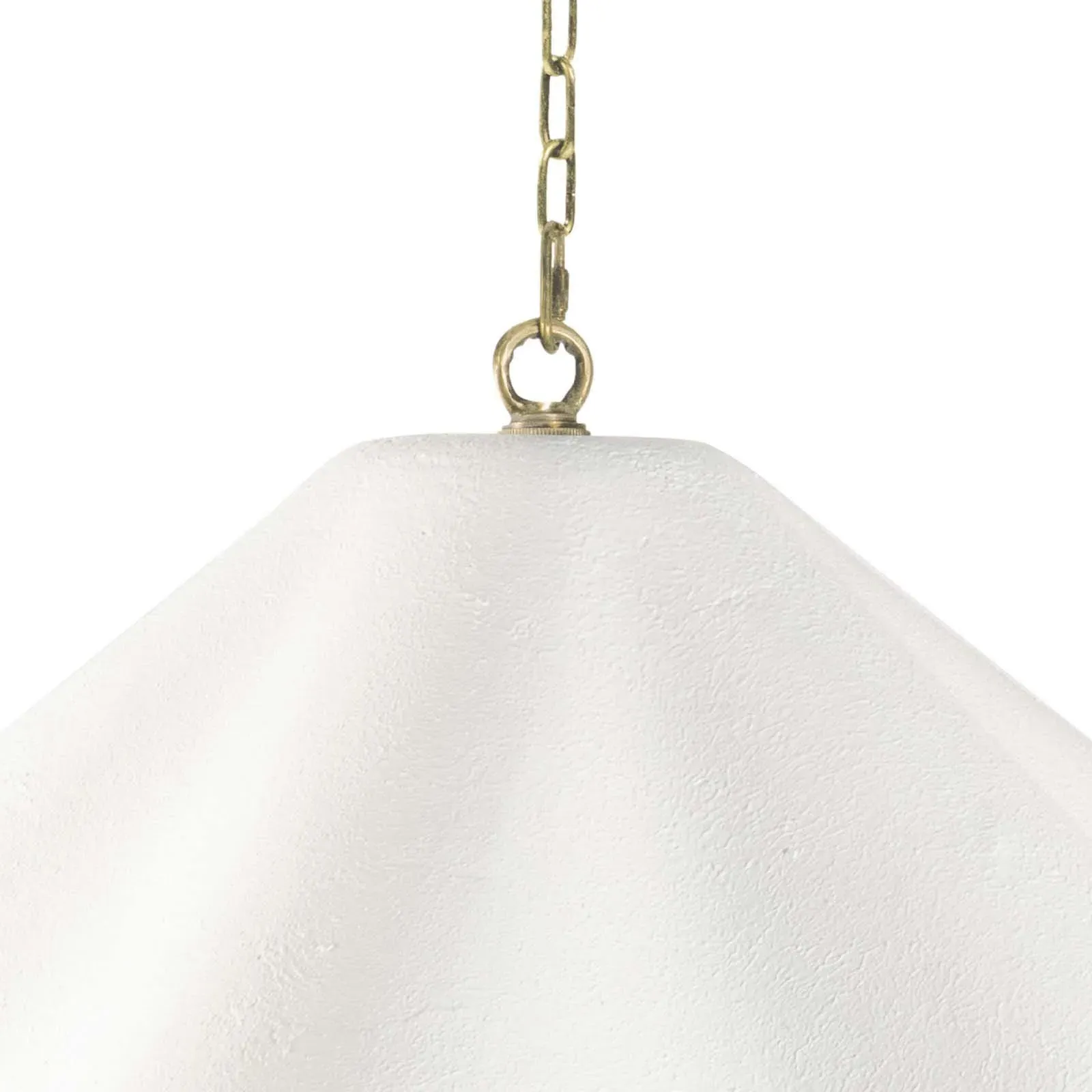 Marisol Large Pendant Light - White, Aluminum