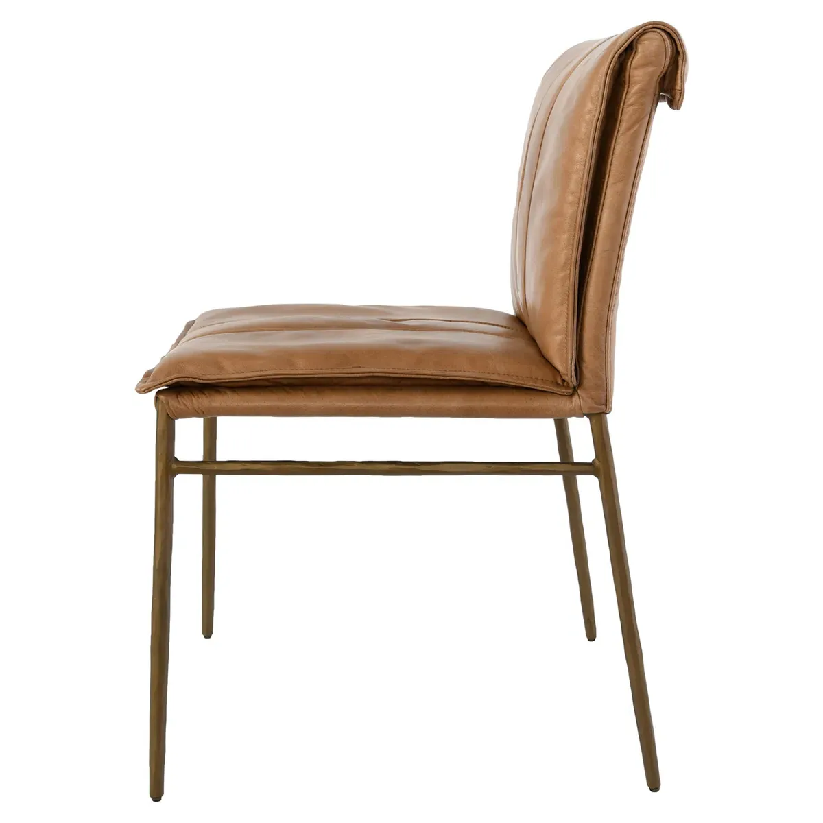 Marissa Dining Chair Set of 2 - Tan, Leather