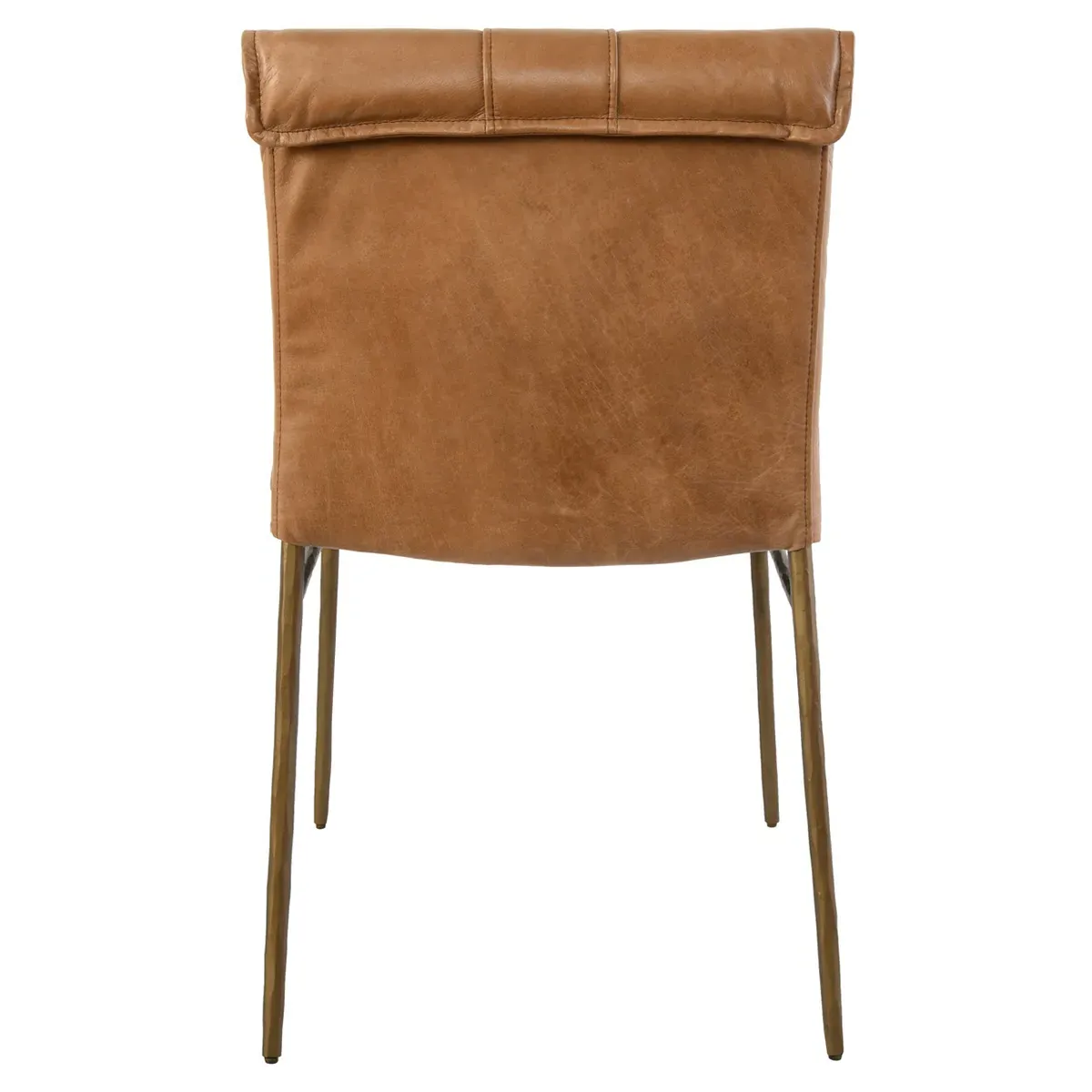 Marissa Dining Chair Set of 2 - Tan, Leather