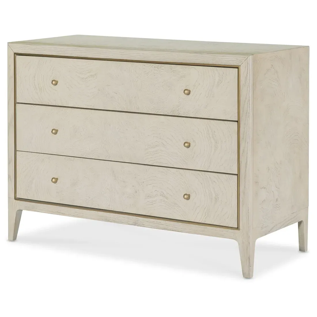 Marivelle Chest - Beige, Ash Burl Wood
