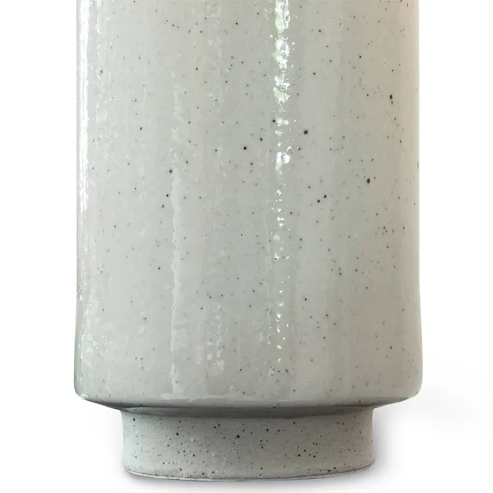 Markus French Table Lamp - White, Ceramic