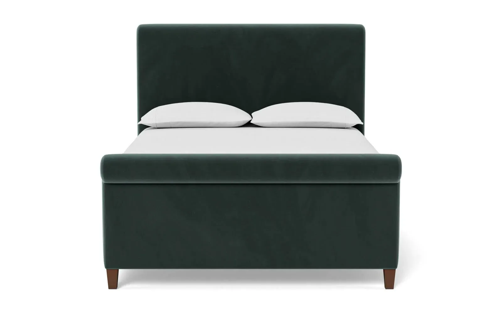 Marleigh King Size Bed Frame - Lagoon, Velvet
