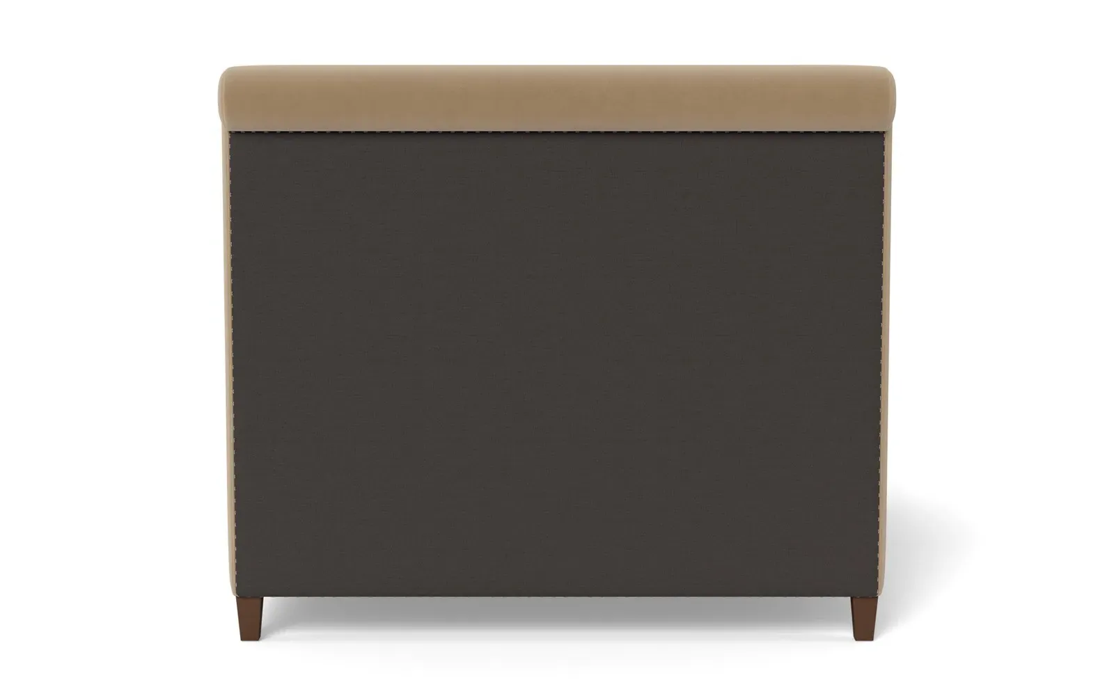 Marleigh King Size Bed Frame - Sand Dune, Velvet