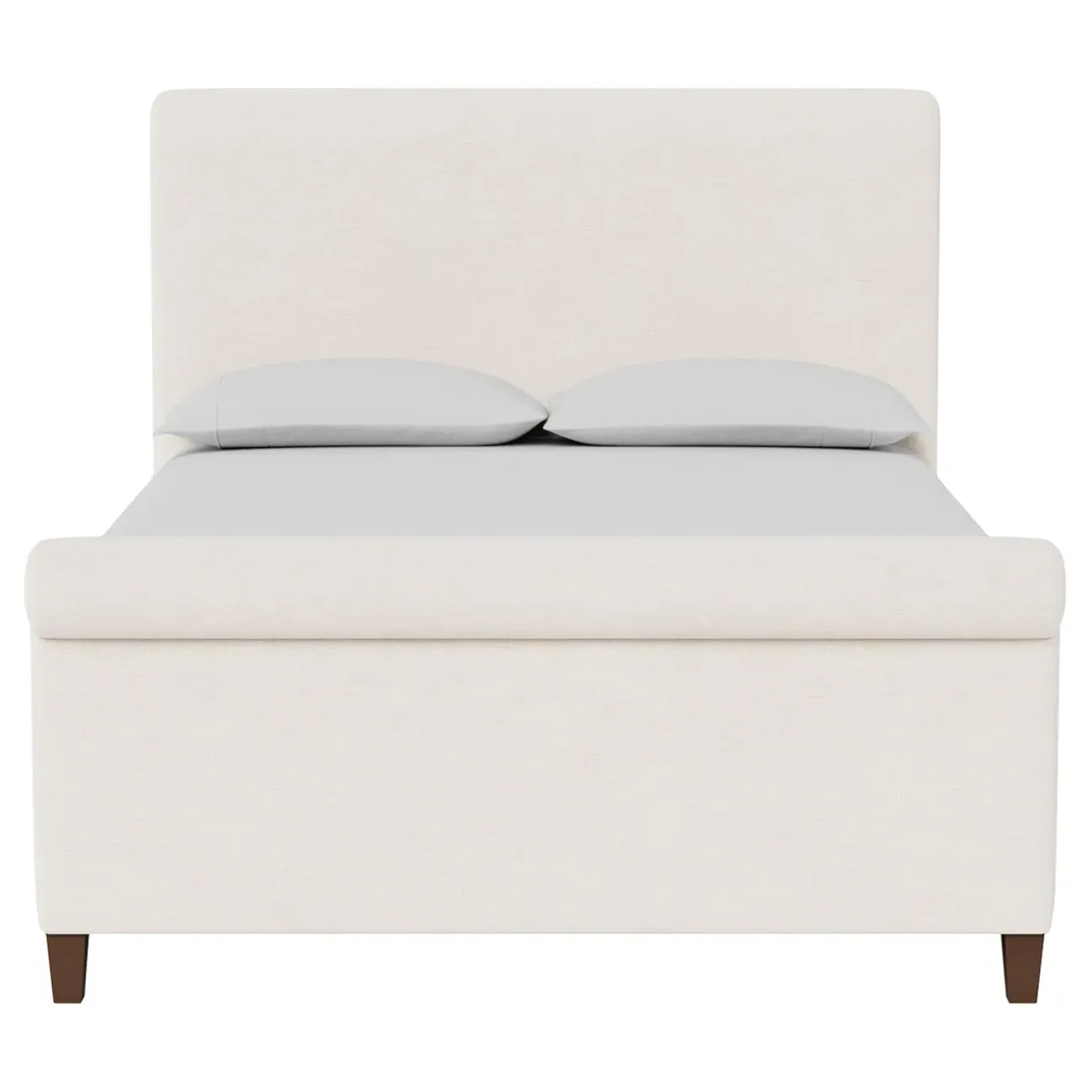 Marleigh Queen Size Bed Frame - Mascarpone, Basket Weave image