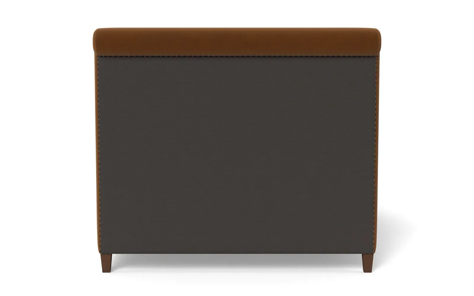 Marleigh Queen Size Bed Frame - Spice, Velvet