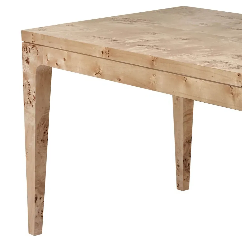 Marlo 83" Dining Table - Light Burl