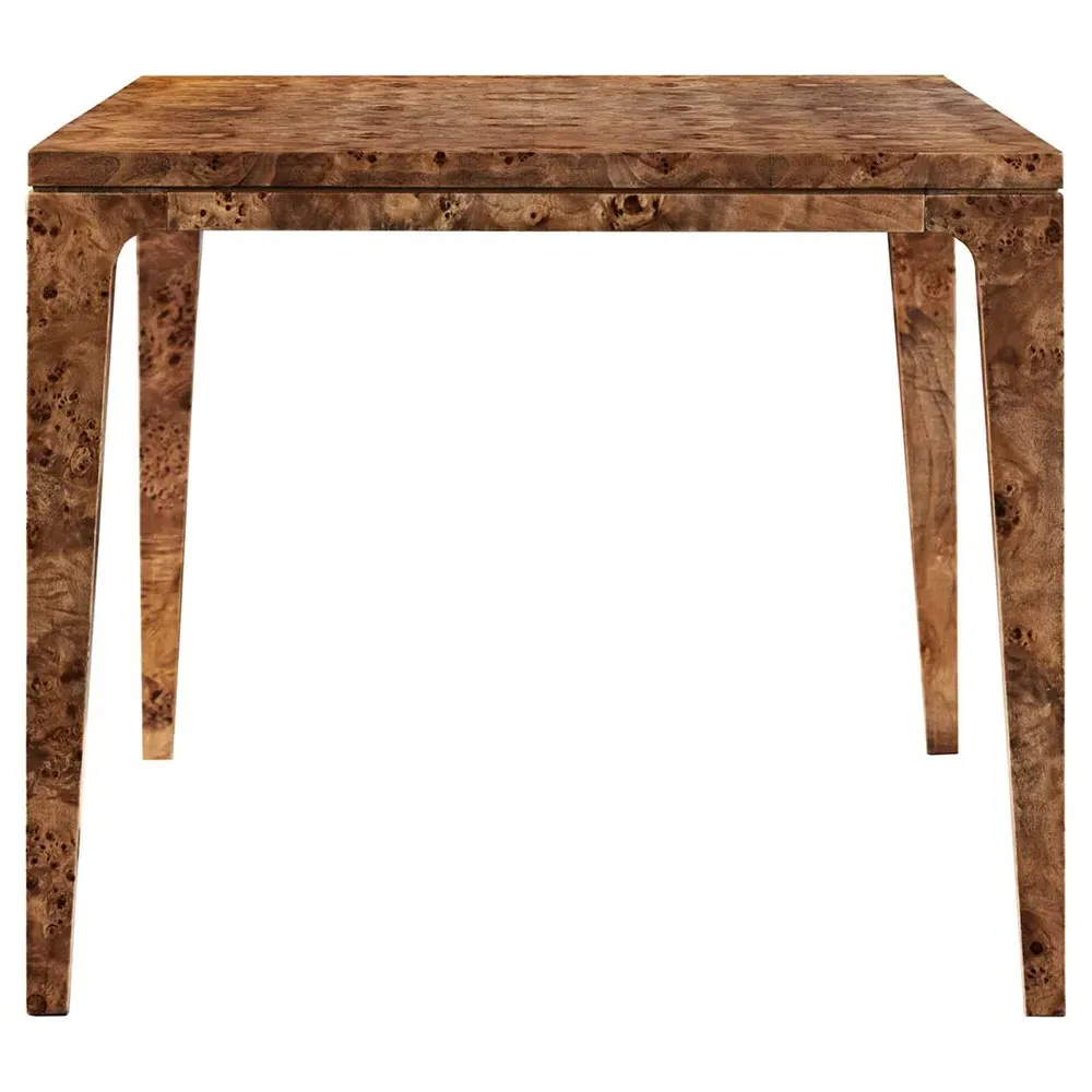 Marlo Dining Table - Dark Burl, Mappa Burl Veneer